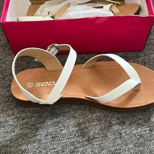 White Sandals Brand New